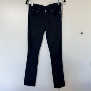 Black Helmut Lang Modal fabric Skinny Pants
